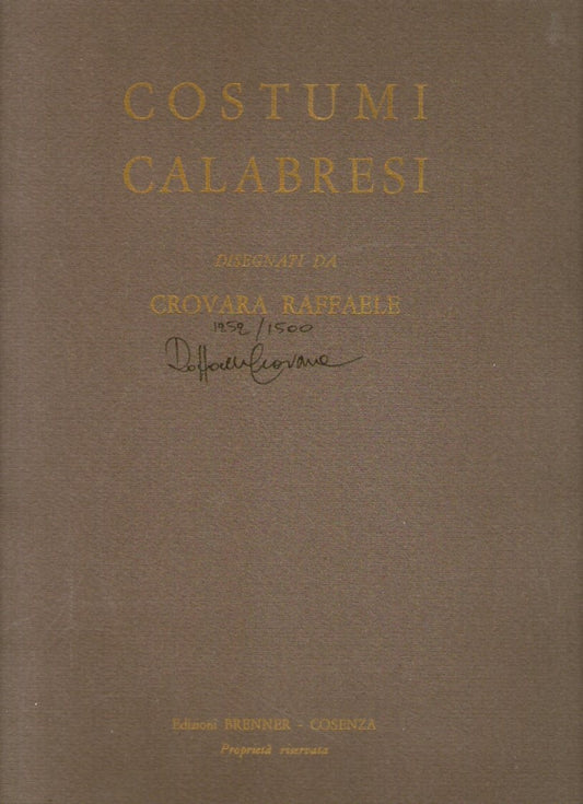 Costumi calabresi - copertina