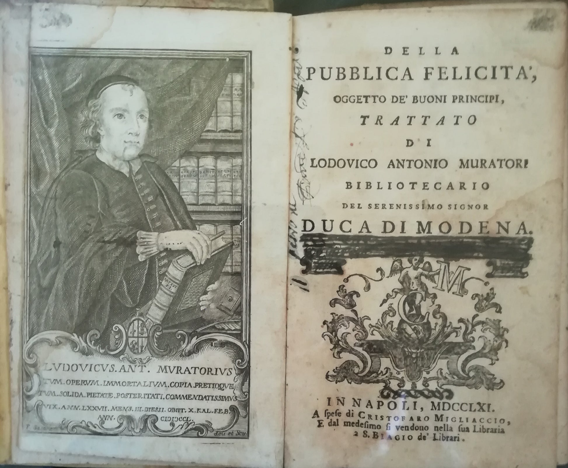 Della pubblica felicità, oggetto de' buoni principi - copertina