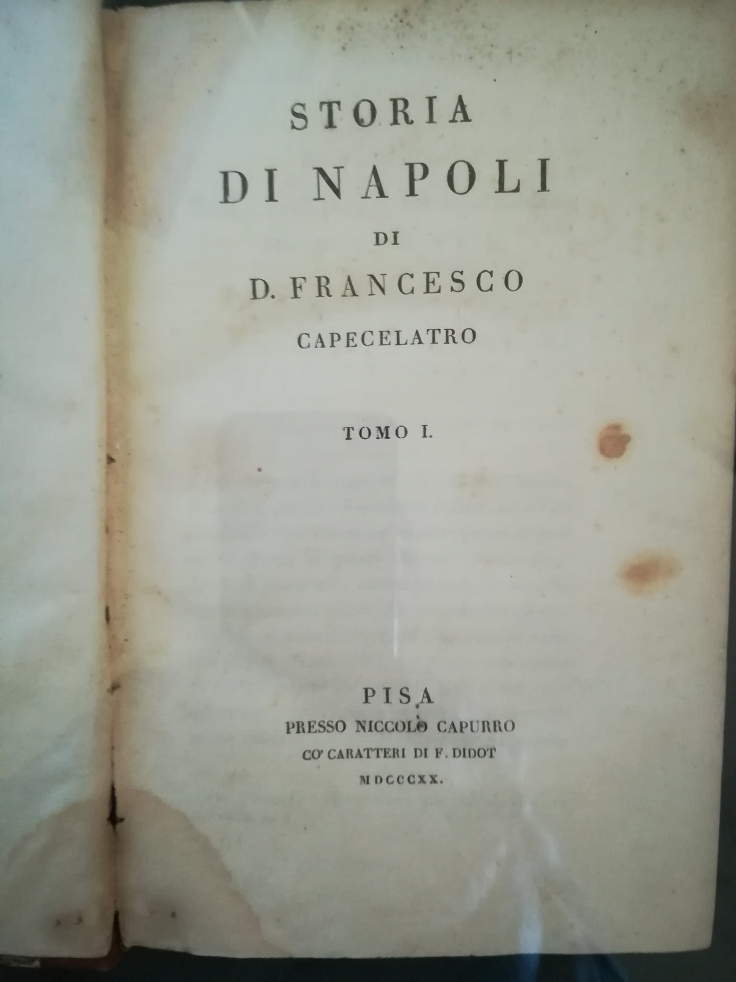 Storia di Napoli. I. II. - copertina