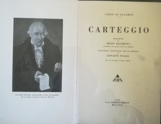Carteggio - copertina