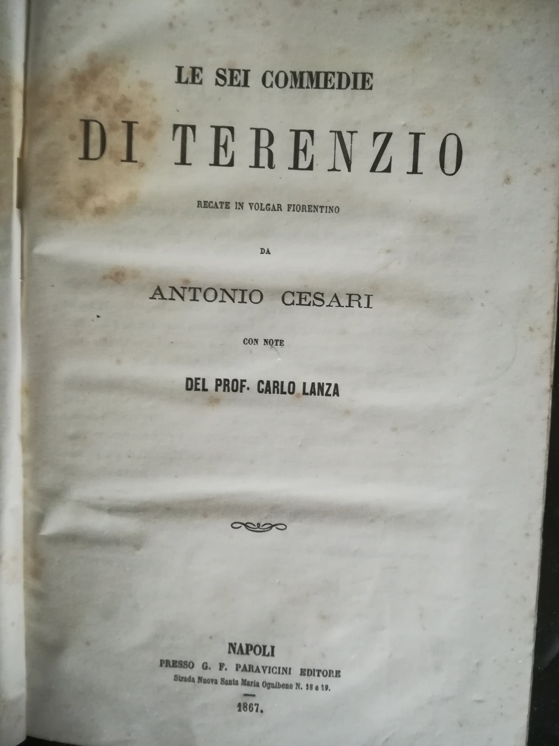 Biblioteca Latina Italiana. VI. Terenzio. Catullo. Tibullo. Properzio. - copertina