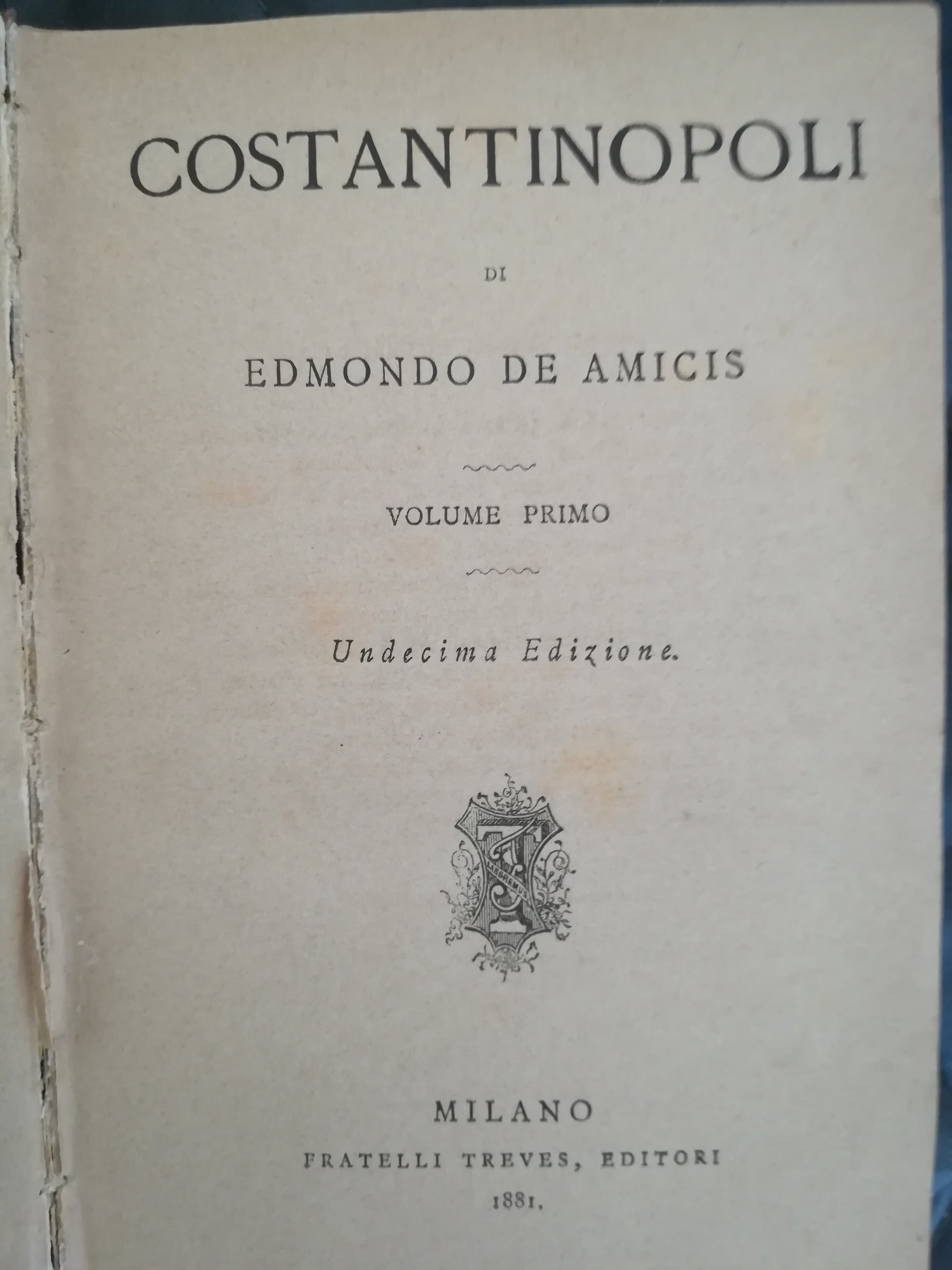 Costantinopoli. I. II. - copertina