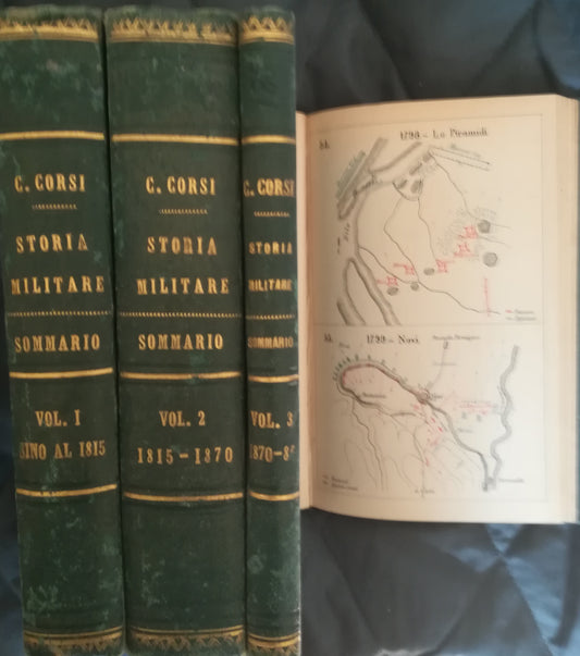 Storia militare. Sommario. I. II. II. IV (Tavole). - copertina