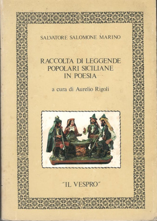 Raccolta di leggende popolari siciliane in poesia - copertina