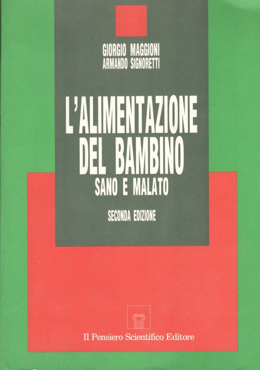 L' alimentazione del bambino sano e malato - copertina