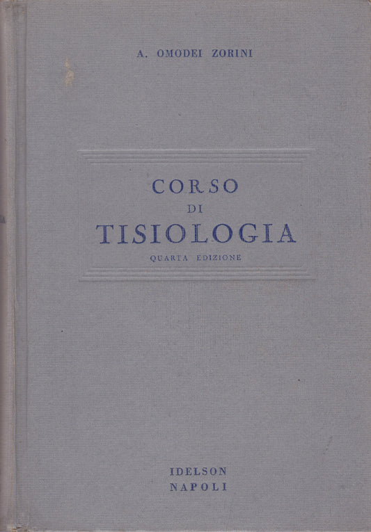 Corso di tisiologia - copertina