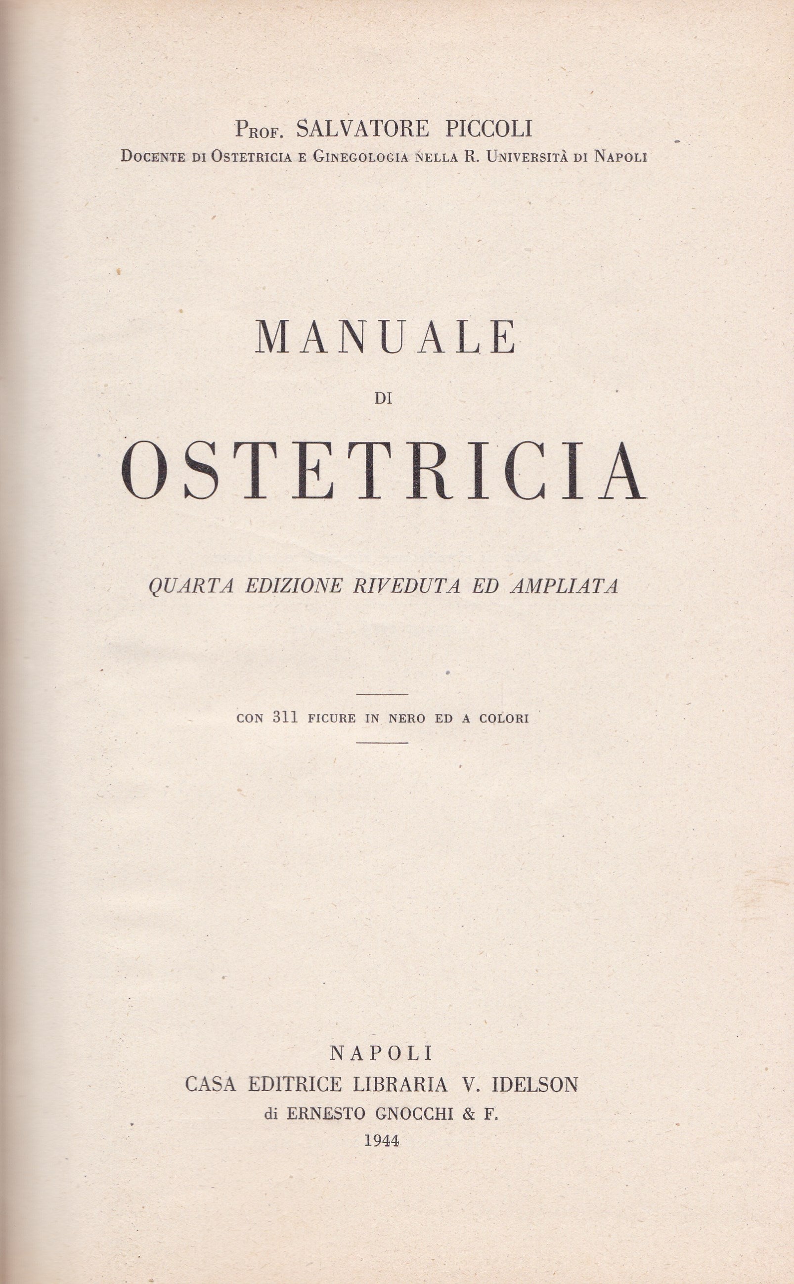 Manuale di ostetricia - copertina