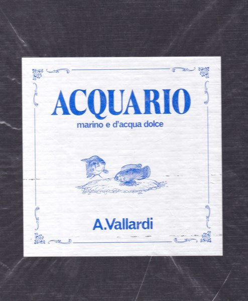 Acquario marino e d'acqua dolce - copertina