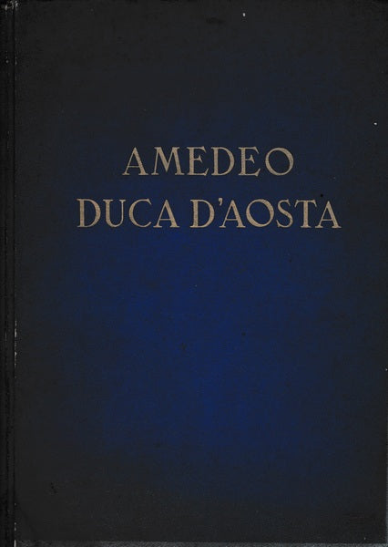 Amedeo Duca D'Aosta - copertina
