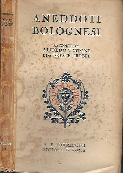 ANEDDOTI BOLOGNESI - copertina