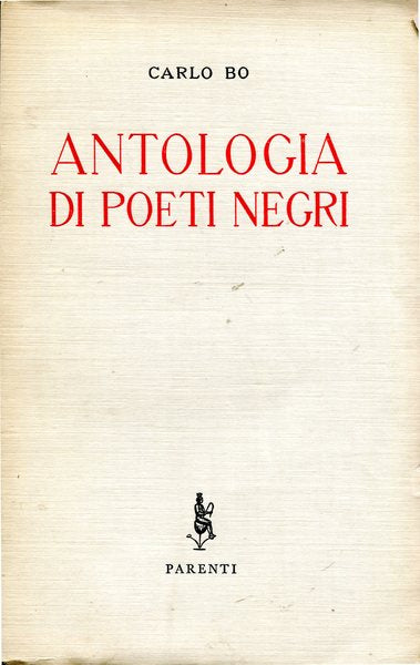 Antologia di poeti negri - copertina