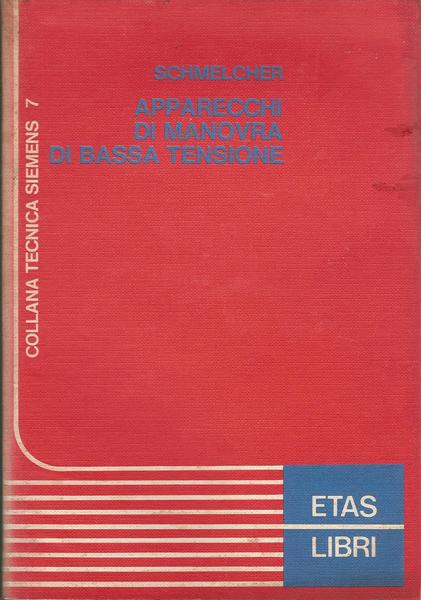 APPARECCHI DI MANOVRA DI BASSA TENSIONE - copertina