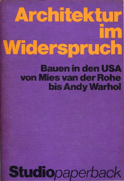 Architektur im Widerspruch - copertina