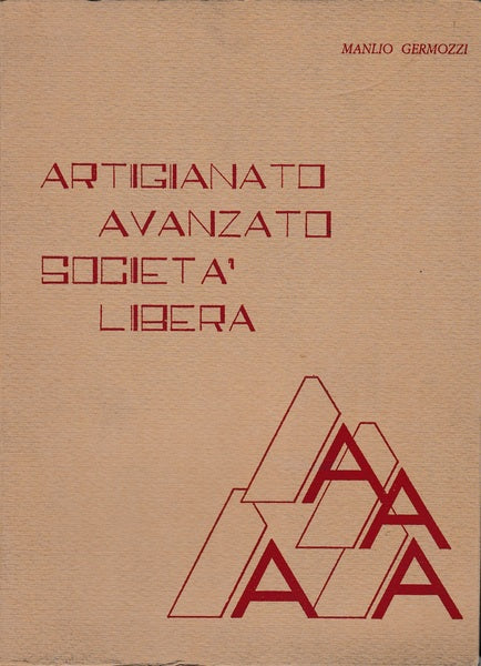 Artigianato avanzato società libera - copertina