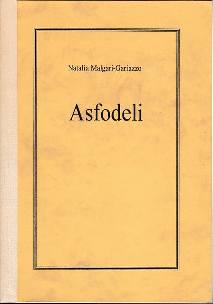 Asfodeli - copertina