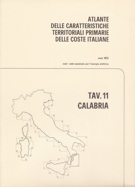Atlante delle caratteristiche delle coste italiane. 11. Calabria. - copertina