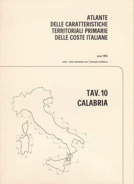 Atlante delle caratteristiche delle coste italiane. 10. Calabria. - copertina