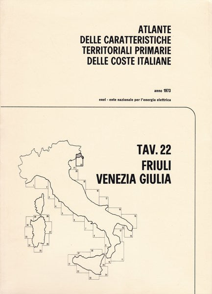 Atlante delle caratteristiche delle coste italiane. 22. Friuli Venezia Giulia. - copertina