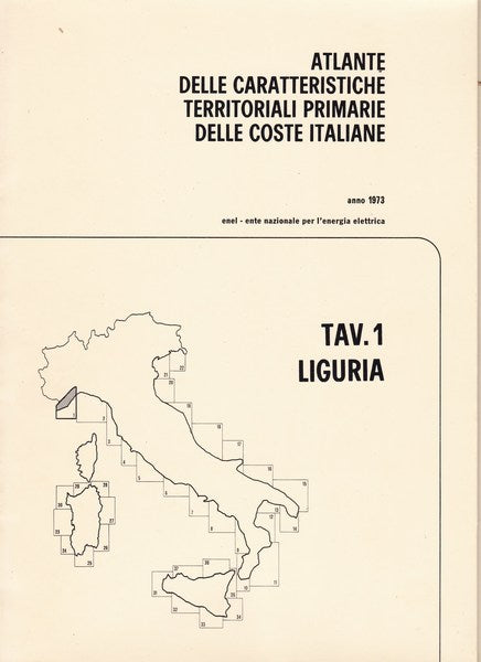 Atlante delle caratteristiche delle coste italiane. 1. Liguria. - copertina