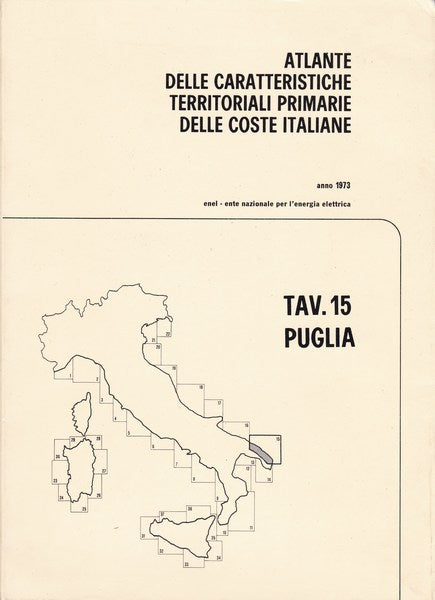 Atlante delle caratteristiche delle coste italiane. 15. Puglia. - copertina