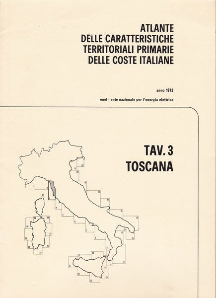 Atlante delle caratteristiche delle coste italiane. 3. Toscana. - copertina