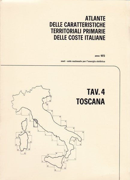 Atlante delle caratteristiche delle coste italiane. 4. Toscana. - copertina