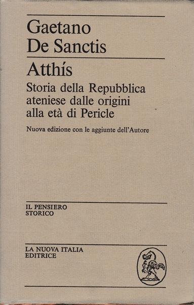 Atthís. Storia della Repubblica ateniese dalle origini all'età di Pericle - copertina
