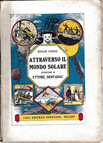 Attraverso il mondo solare. Avventure di Ettore Servadac - copertina