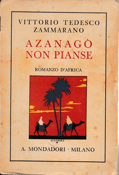 Azanagò non pianse - copertina