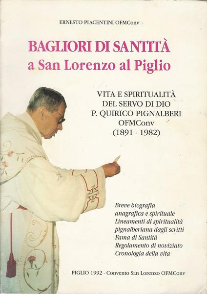 BAGLIORI DI SANTITÀ A SAN LORENZO AL PIGLIO - copertina