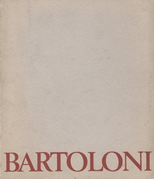 BARTOLONI - copertina