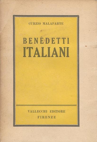BENEDETTI ITALIANI - copertina