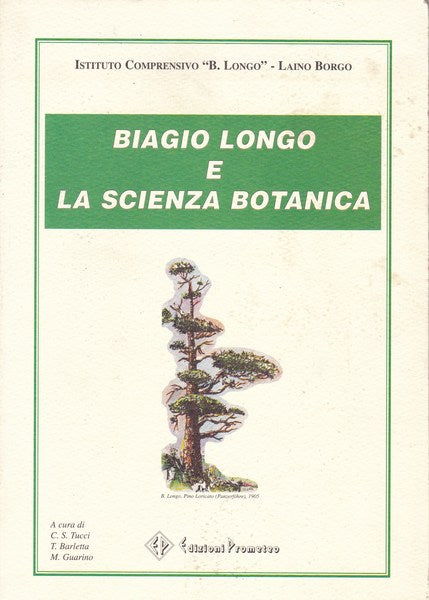 Biagio Longo e la scienza botanica - copertina