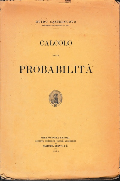 Calcolo delle probabilità - copertina