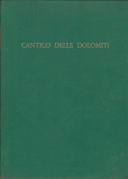 CANTICO DELLE DOLOMITI - copertina