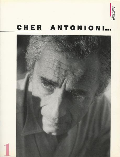 CHER ANTONIONI..1988/1989 - copertina