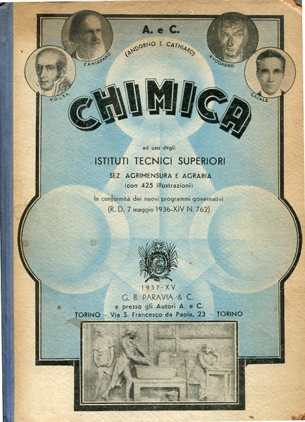 Chimica - ad uso degli Istituti tecnici superiori - copertina