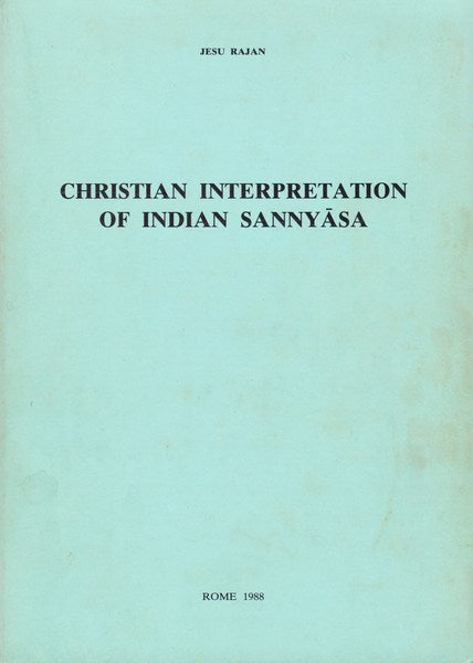 Christian Interpretation of Indian Sannyasa - copertina