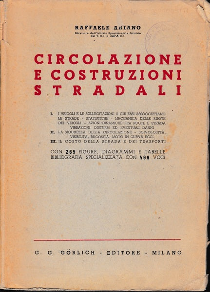 Circolazione e Costruzioni Stradali - copertina