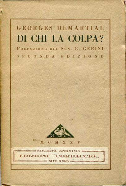 Di chi la colpa? - copertina