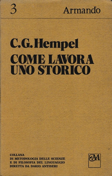 Come lavora uno storico - copertina
