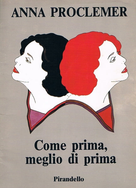 COME PRIMA, MEGLIO DI PRIMA - copertina