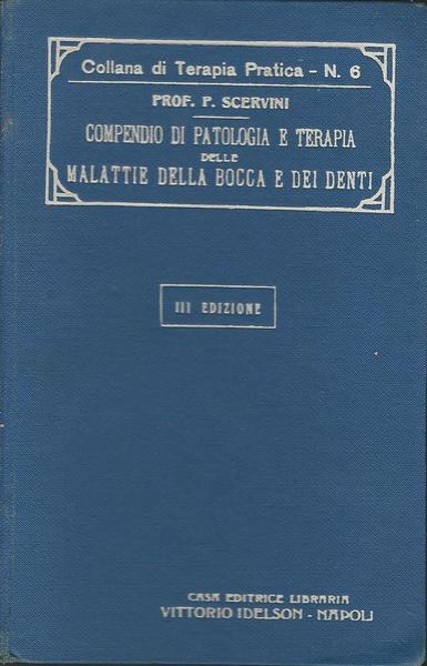 COMPENDIO DI PATOLOGIA E TERAPIA DELLE MALATTIE DELLA BOCCA E DEI DENTI - copertina