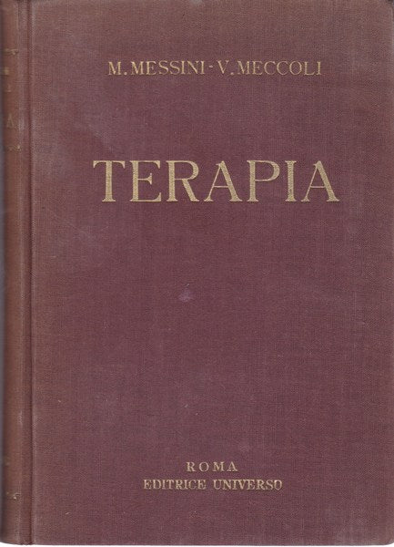 Compendio di terapia delle malattie interne - copertina