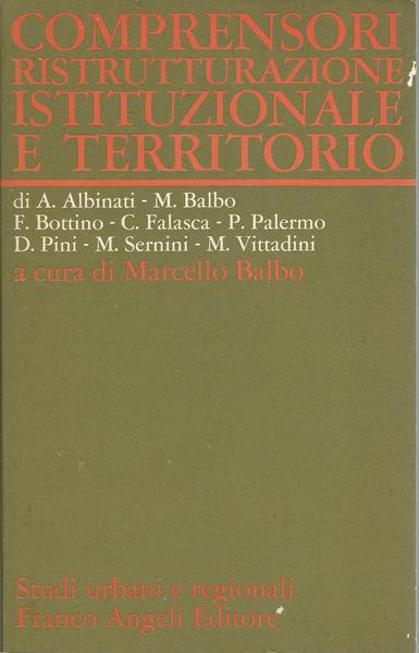 COMPRENSORI RISTRUTTURAZIONE ISTITUZIONALE E TERRITORIO - copertina