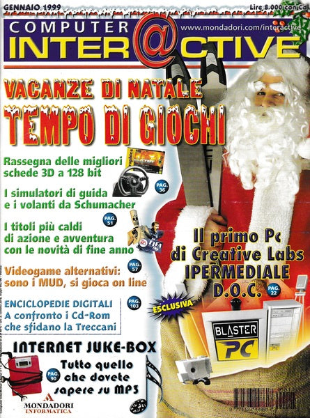 COMPUTER INTER@CTIVE. Rivista. Anno 3 n.17 Gennaio 1999. - copertina