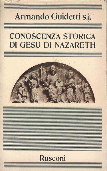 Conoscenza storica di Gesù di Nazareth - copertina
