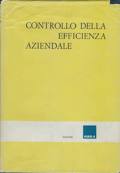 CONTROLLO DELLA EFFICIENZA AZIENDALE - copertina