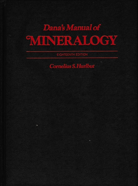 Dana's Manual of Mineralogy - copertina
