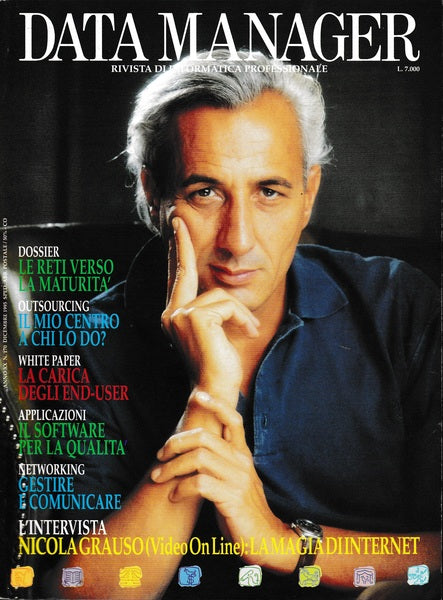 DATA MANAGER: rivista di informatica professionale. Anno XX n.170 Dicembre 1995. - copertina